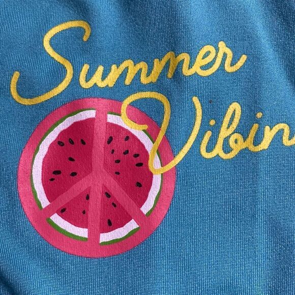 Dog Tank Top Teal Shirt NWT - Picture 3 of 7